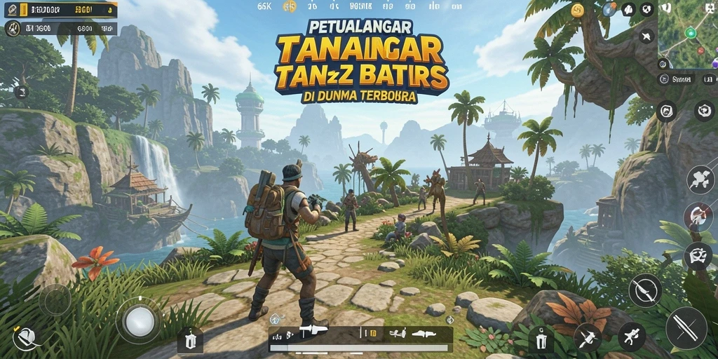 Menampilkan gameplay seru dalam dunia terbuka 66K yang luas.