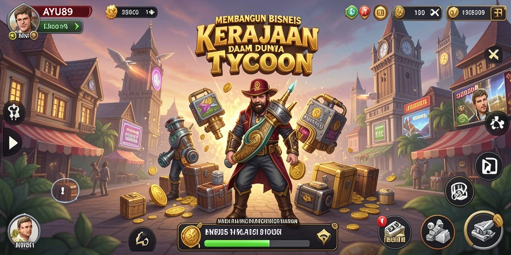 Tampilan gameplay Tycoon AYU89 yang menarik dan interaktif.