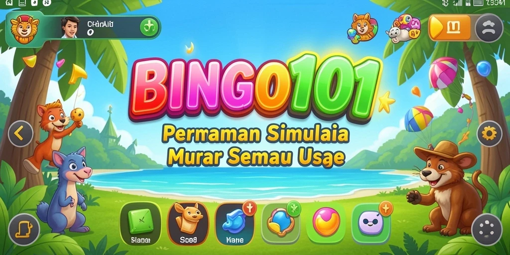Tampilan memukau dan gameplay seru dari BINGO101.