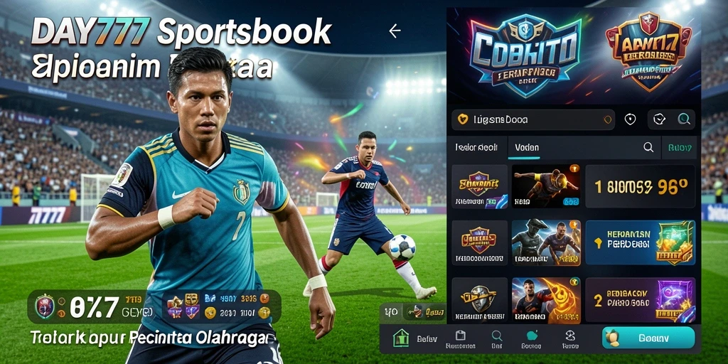 Tampilan gameplay Sportsbook yang menarik dan interaktif di DAY777.