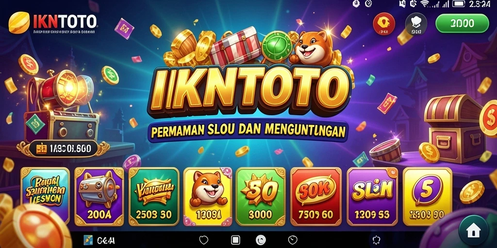 Screenshot utama memainkan gameplay Slot yang seru dan menarik.