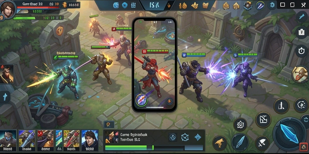 Tampilan gameplay yang dinamis dalam IN88 dengan pertempuran yang seru.