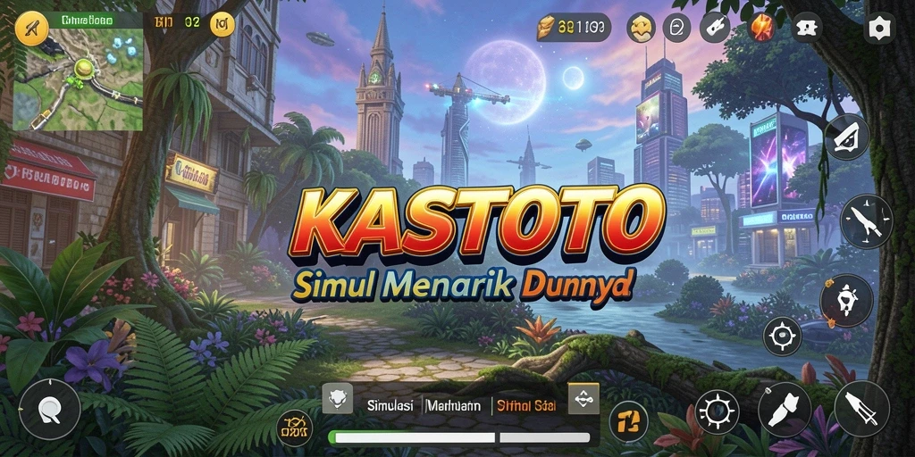 Tampilan gameplay KASTOTO yang menakjubkan dan interaktif.