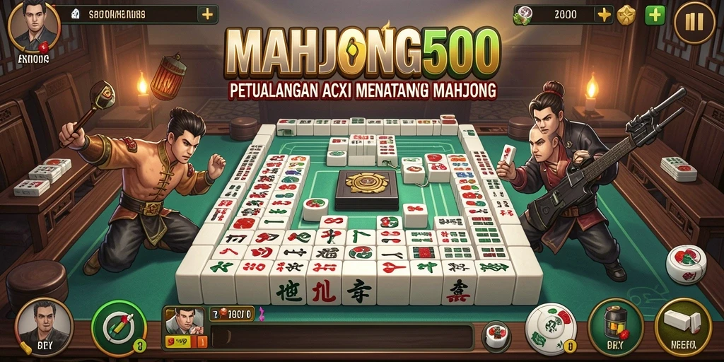 Gameplay menarik MAHJONG500 dengan aksi yang mendebarkan.