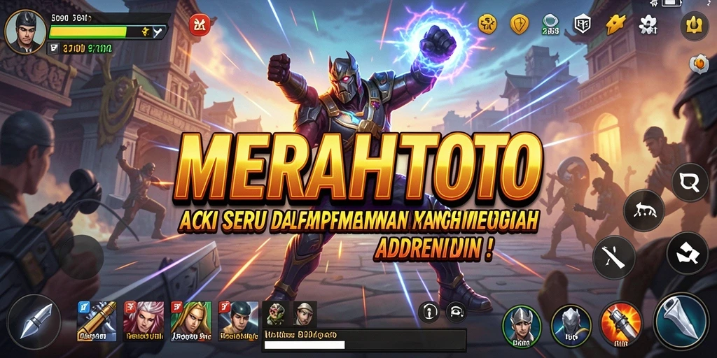 Gameplay seru dan aksi mendebarkan di MERAHTOTO.