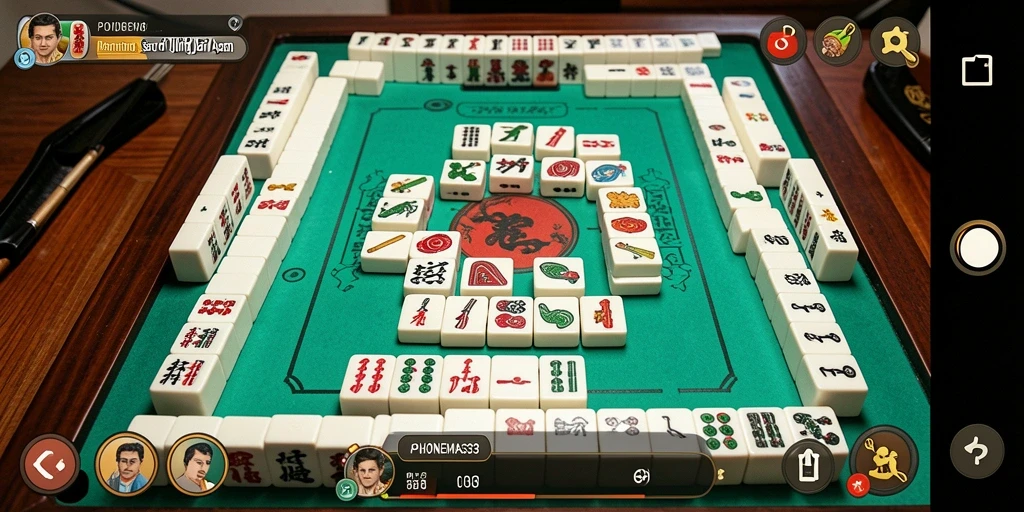 Tampilan gameplay Mahjong yang menarik di POHONEMAS33.