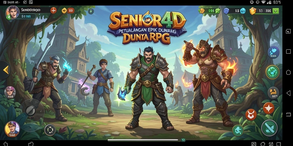 Tampilan layar gameplay <strong>SENIOR4D</strong> yang mengesankan dengan aksi seru.