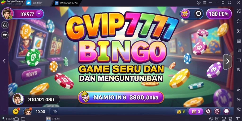 Tampilan gameplay Bingo seru di SVIP777.