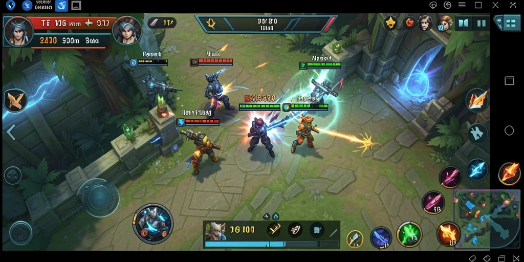 Tampilan gameplay seru dan strategi mendalam di T6.